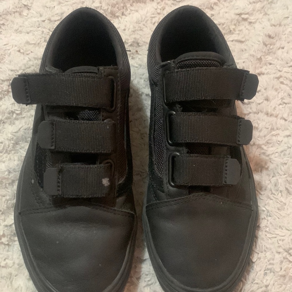 black ankle vans